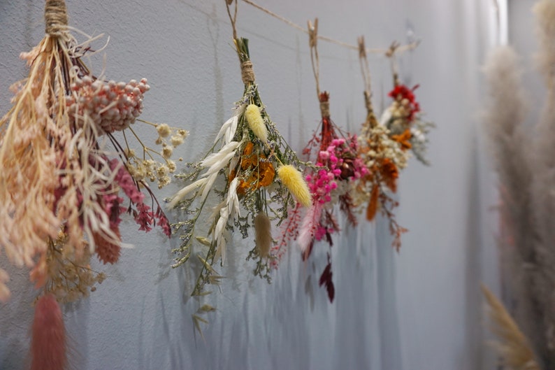 GORGEOUS Floral WALL Hanging - DRIED Flowers