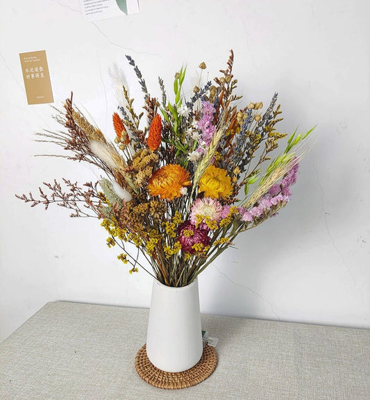 mixed flower bouquet for vase