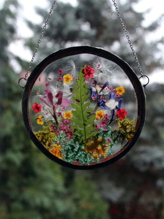 Suncatcher, Pressed Flower Frame