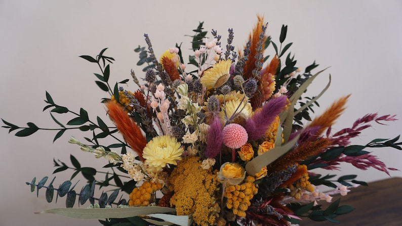 Eucalyptus Wildflower Bridal bouquet