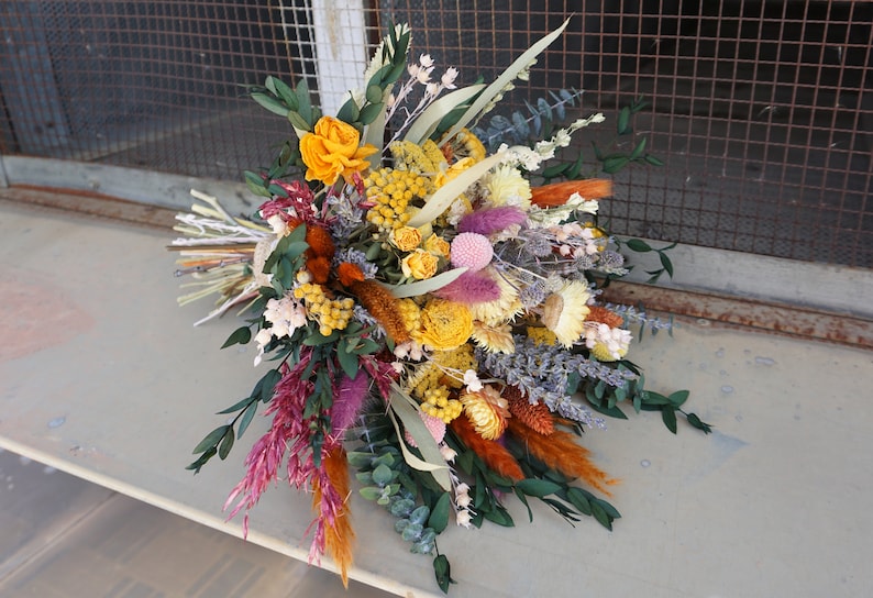 Eucalyptus Wildflower Bridal bouquet