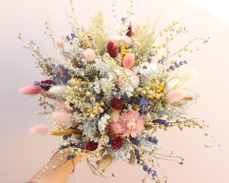 Peach Dream & Lavender Wildflowers Bouquet